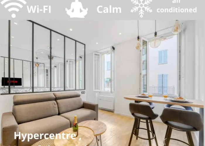 F2 Rue Saint Honore L, Hypercentre Proche Du Palais Des Festivals